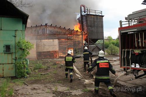 Po¿ar 25.05.10-tartak