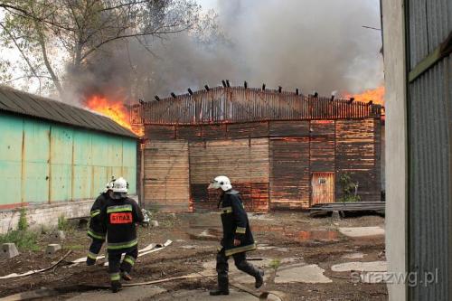 Po¿ar 25.05.10-tartak