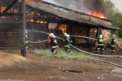 Po¿ar 25.05.10-tartak