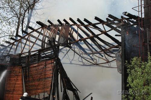 Po¿ar 25.05.10-tartak